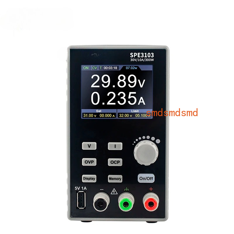 Programmable Dc Power Supply 60V 10A - SPE Programmierbares DC-Netzteil 300W 60V/10A 60V/5A