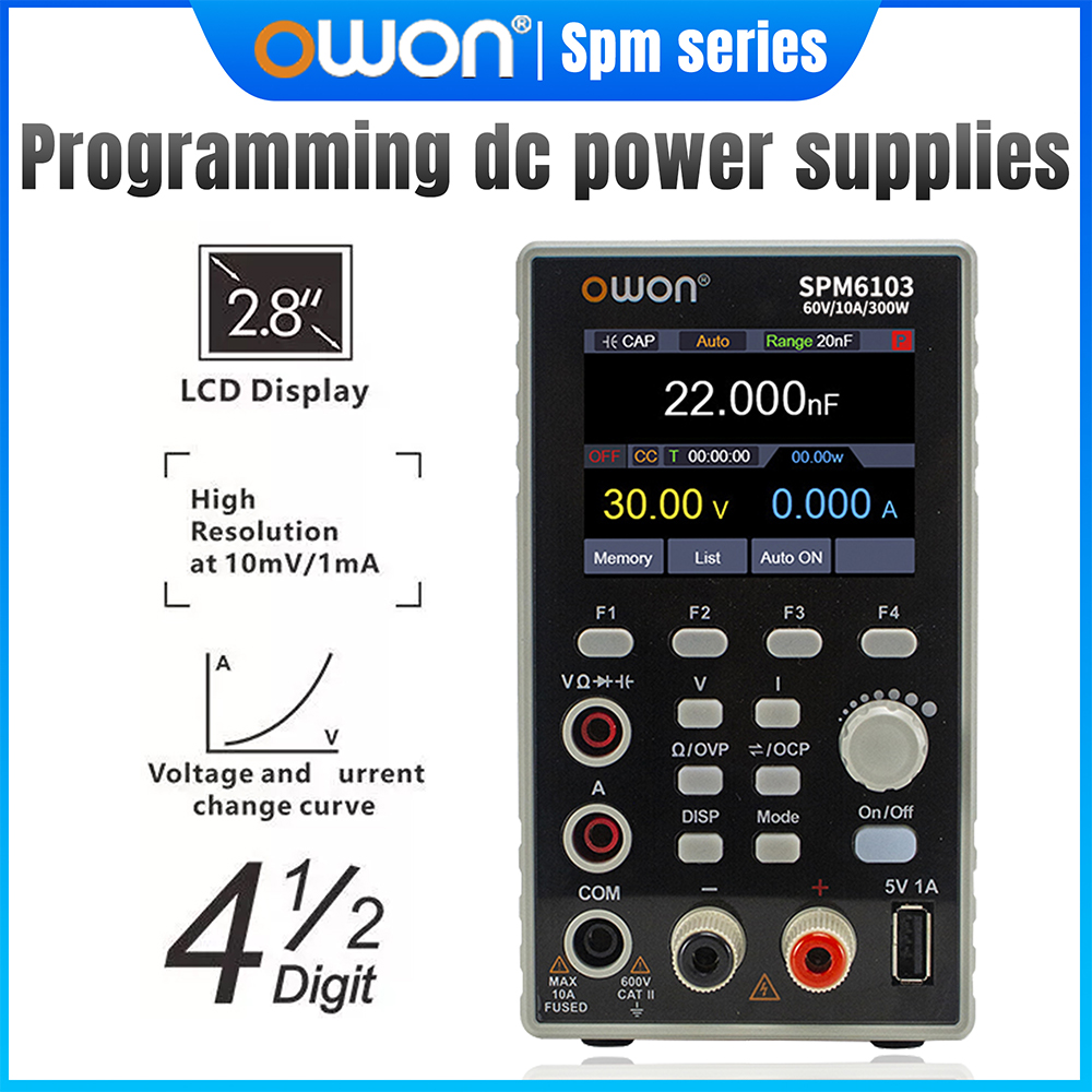 OWON SPM6103 Programmierbares  – Programmable Dc Power Supply 60V 10A Bewertung und Preis