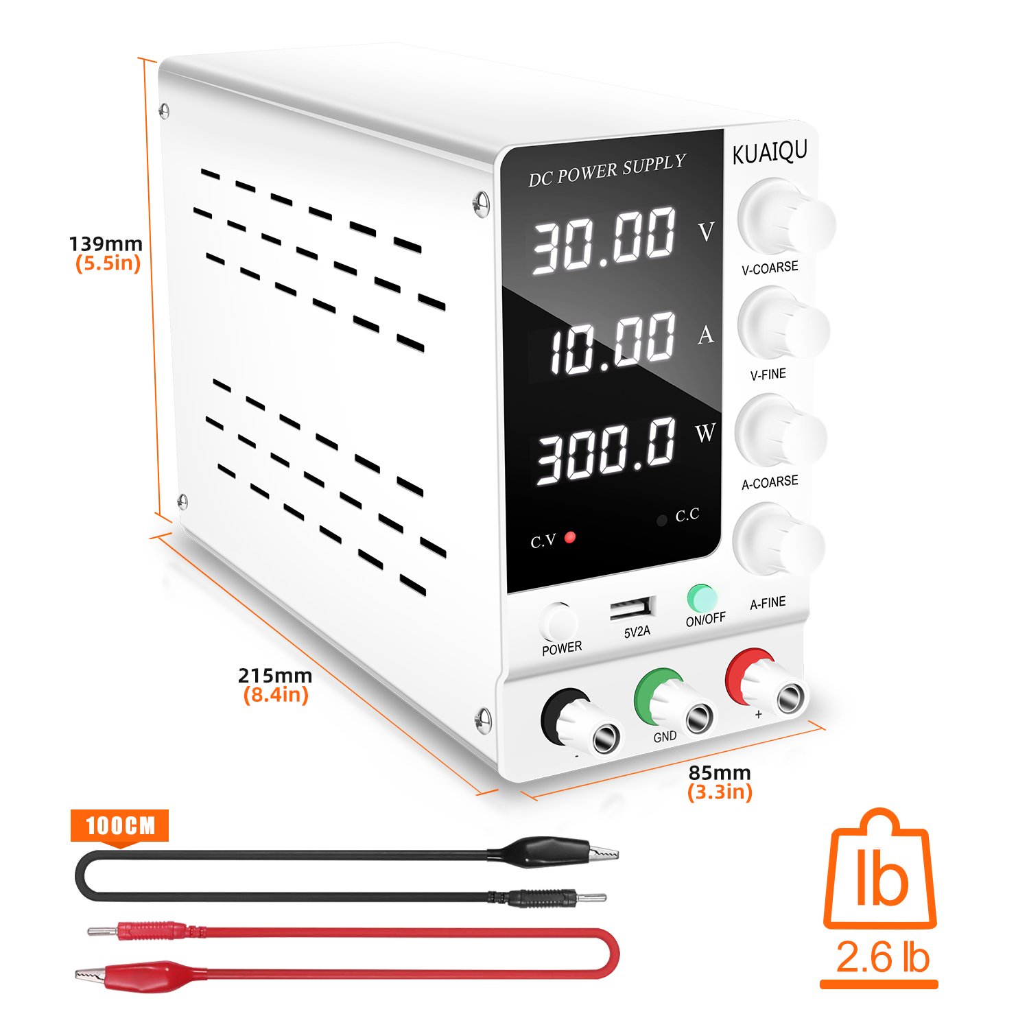 KUAIQU Labor Gleichspannungsne – High Precision Adjustable Lab Power Supply 120V 3A Bewertung und Preis